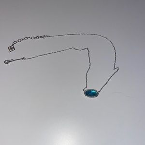 Kendra Scott blue-silver necklace